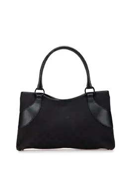 Gucci Pre-Owned: Чёрная сумка-шоппер 