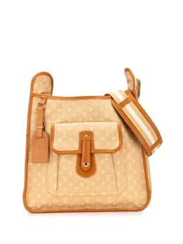 Louis Vuitton Pre-Owned: Коричневая сумка через плечо 