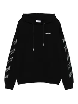 Off-White: Чёрная толстовка  Arrow