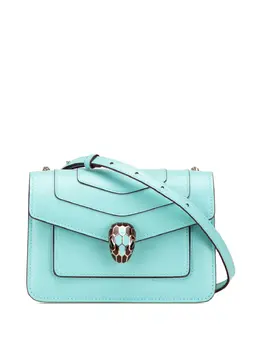 Bvlgari Pre-Owned: Голубая сумка через плечо 