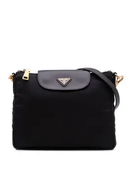 Prada Pre-Owned: Чёрная сумка через плечо 