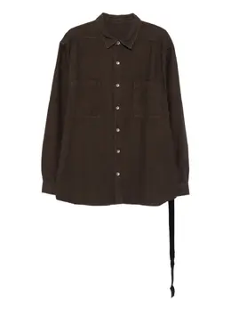 Rick Owens DRKSHDW: Рубашка на пуговицах 