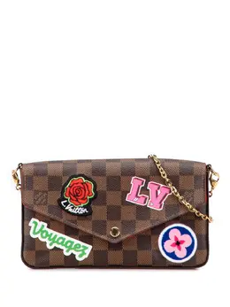 Louis Vuitton Pre-Owned: Коричневая сумка через плечо 