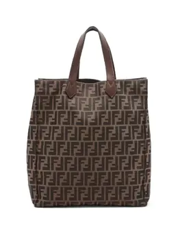 Fendi Pre-Owned: Коричневая сумка-шоппер 