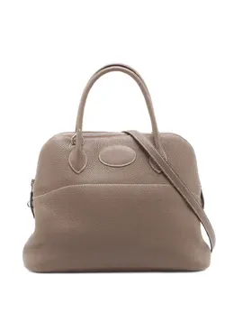 Hermès Pre-Owned: Коричневая сумка-шоппер 