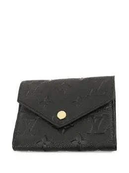 Louis Vuitton Pre-Owned: Чёрный кошелёк 