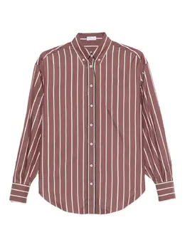 Brunello Cucinelli: Рубашка в полоску 