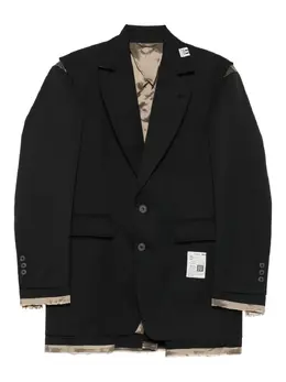 Maison MIHARA YASUHIRO: Чёрная куртка 