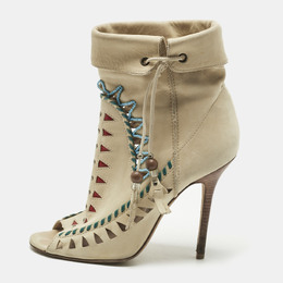 Jimmy Choo: Бежевые ботинки 