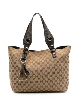 Gucci Pre-Owned: Коричневая сумка-шоппер 