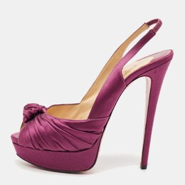 Christian Louboutin: Фиолетовые туфли 