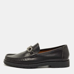 Salvatore Ferragamo: Чорні туфлі  Gancini