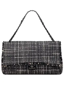 CHANEL Pre-Owned: Серебристая сумка 