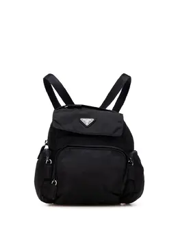 Prada Pre-Owned: Чёрный рюкзак 
