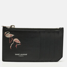 Saint Laurent Paris: Чёрный картхолдер  Fragments