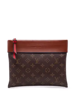 Louis Vuitton Pre-Owned: Коричневый клатч 