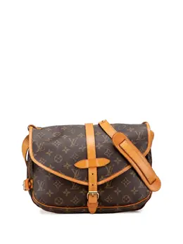 Louis Vuitton Pre-Owned: Коричневая сумка через плечо 