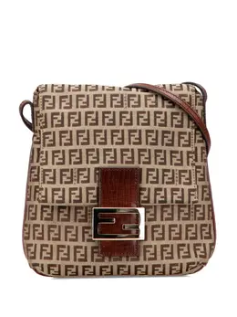Fendi Pre-Owned: Коричневая сумка через плечо 