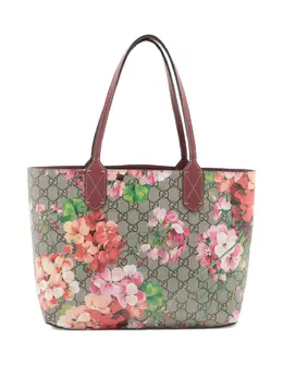 Gucci Pre-Owned: Сумка-шоппер с растительным принтом 