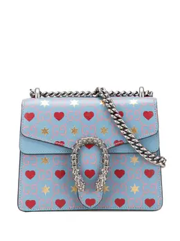 Gucci Pre-Owned: Голубая сумка через плечо 
