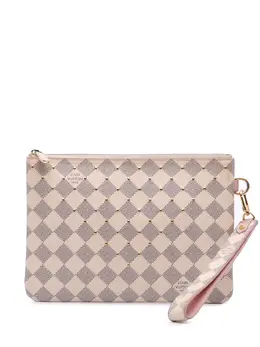 Louis Vuitton Pre-Owned: Белый клатч 