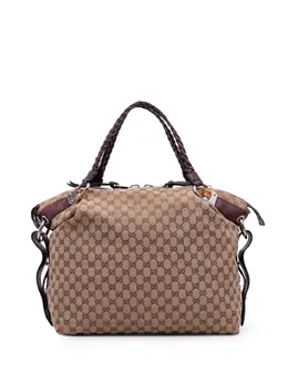 Gucci Pre-Owned: Коричневая сумка-шоппер 
