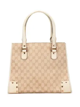 Gucci Pre-Owned: Коричневая сумка-шоппер 