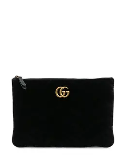 Gucci Pre-Owned: Чёрный клатч 