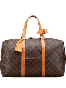 Louis Vuitton Pre-Owned: Коричневая дорожная сумка 