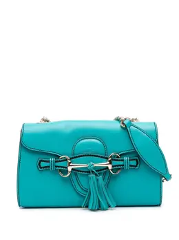 Gucci Pre-Owned: Голубая сумка через плечо 