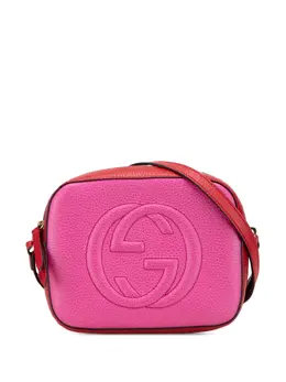 Gucci Pre-Owned: Двухцветная сумка через плечо 