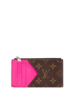 Louis Vuitton Pre-Owned: Коричневый картхолдер 