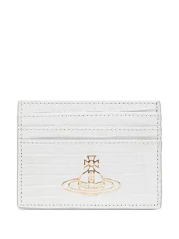 Vivienne Westwood: Белый картхолдер  Orb