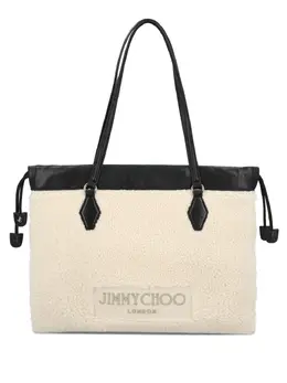 Jimmy Choo: Белая сумка-шоппер 