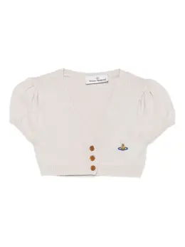 Vivienne Westwood: Кардиган  Orb с рукавами-фонариками