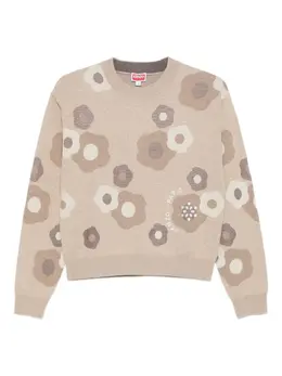 Kenzo: Бежевый свитер 