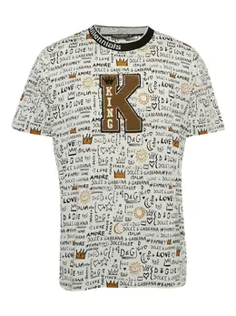 Dolce & Gabbana Pre-Owned: Белая футболка 
