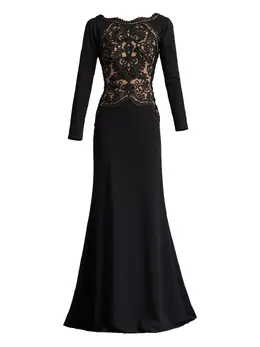 Tadashi Shoji: Платье с длинным рукавом 