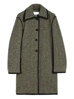 Jil Sander: Пальто на пуговицах 