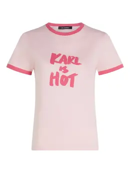 Karl Lagerfeld: Хлопковая футболка  Karl