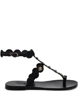 Ancient Greek Sandals: Чёрные сандалии 