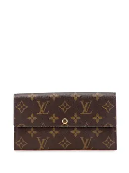 Louis Vuitton Pre-Owned: Коричневый кошелёк 
