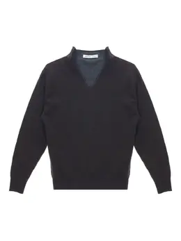 Carven: Свитер с v-образным вырезом 