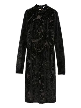 ETRO: Бархатное платье 