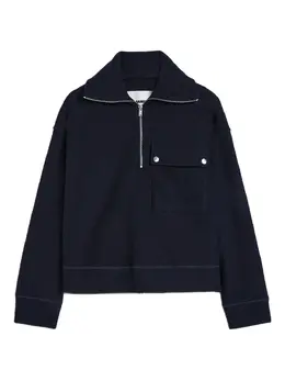 Jil Sander: Синий свитшот 