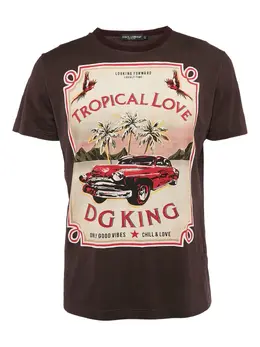 Dolce & Gabbana Pre-Owned: Футболка с принтом 