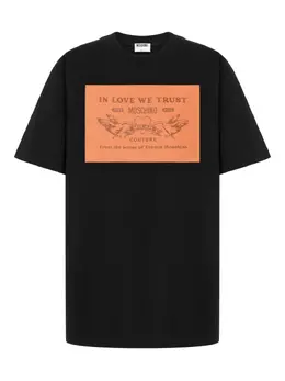 Moschino: Футболка с принтом 