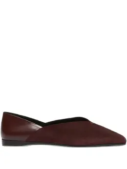 Max Mara: Бордовые балетки 