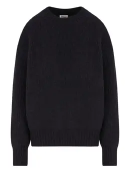 Saint Laurent: Голубой свитер 