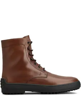 Tod's: Коричневые ботинки 